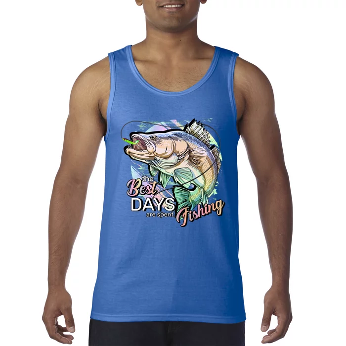 The Best Days Are Spent Fishing Tank Top