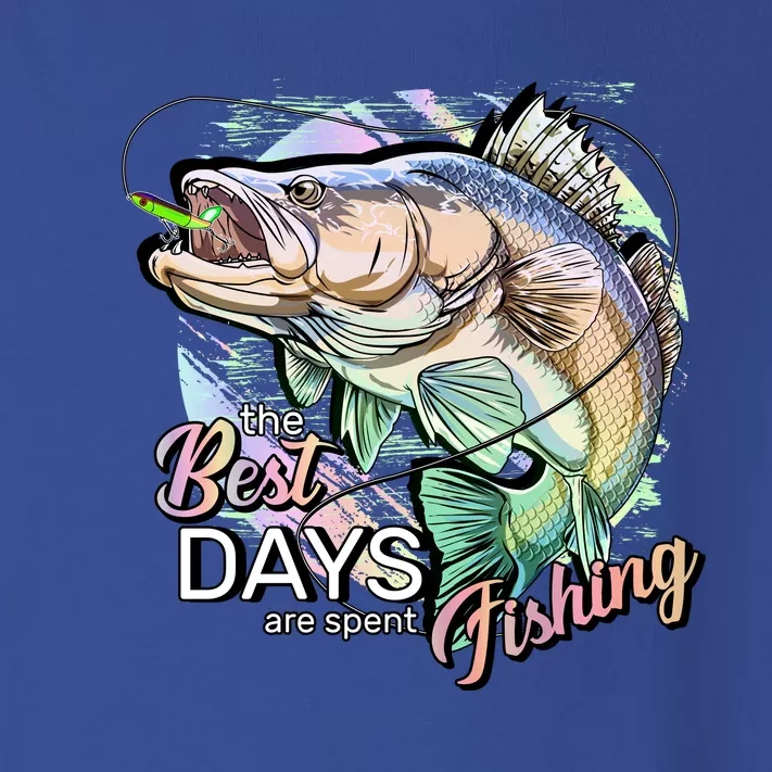 The Best Days Are Spent Fishing Toddler Long Sleeve Shirt