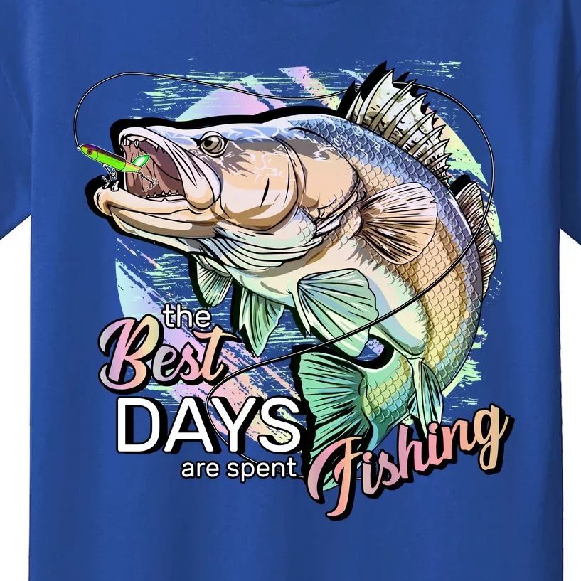 The Best Days Are Spent Fishing Kids T-Shirt