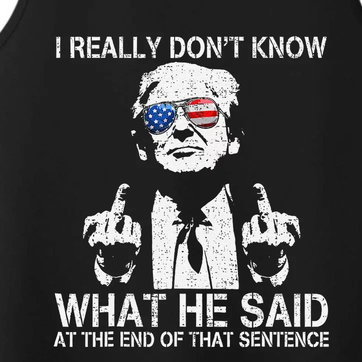 Trump Biden Debate Presidential Debate 2024 Funny Quote Performance Tank