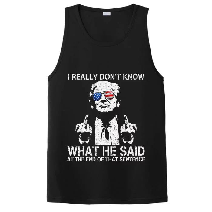 Trump Biden Debate Presidential Debate 2024 Funny Quote Performance Tank