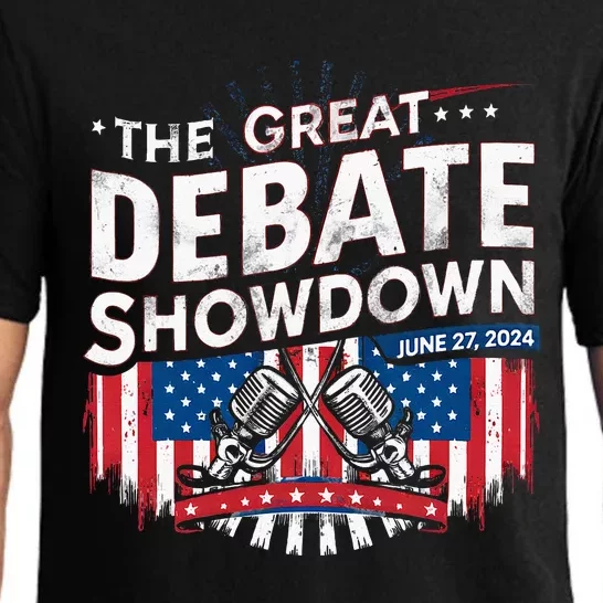 Trump Biden Debate June 27 Funny Presidential Election 2024 Pajama Set