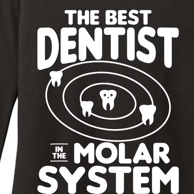 The Best Dentist In The Molar System Dentistry Womens CVC Long Sleeve Shirt