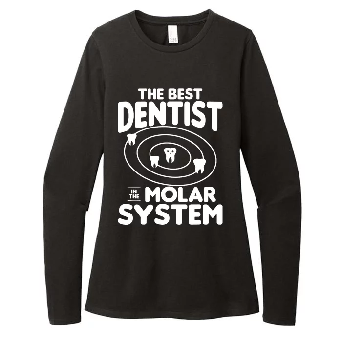 The Best Dentist In The Molar System Dentistry Womens CVC Long Sleeve Shirt