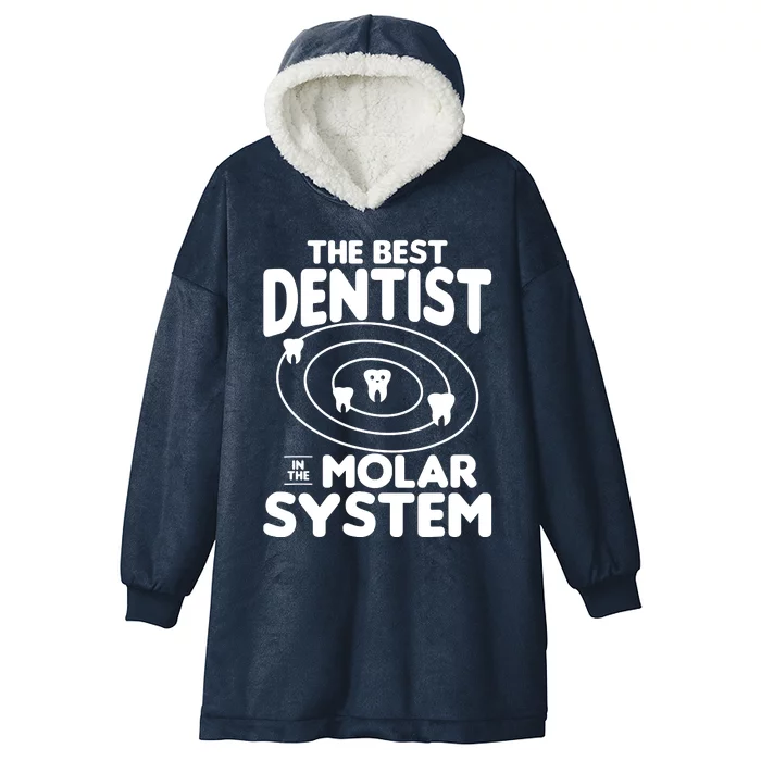 The Best Dentist In The Molar System Dentistry Hooded Wearable Blanket