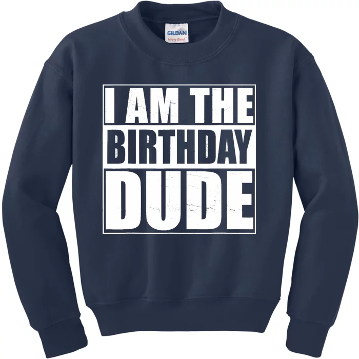 The Birthday Dude | Birthday Party Proud Birthday Dude Kids Sweatshirt