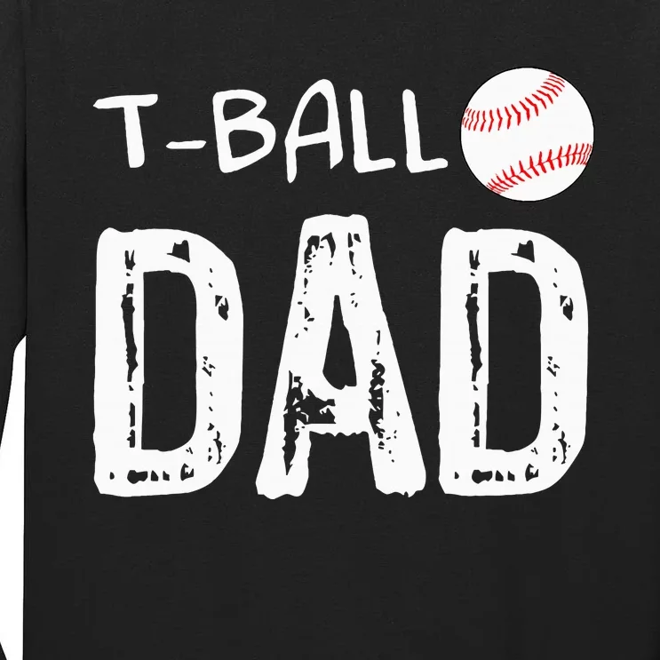 T Ball Dad Ball Funny Christmas Tall Long Sleeve T-Shirt