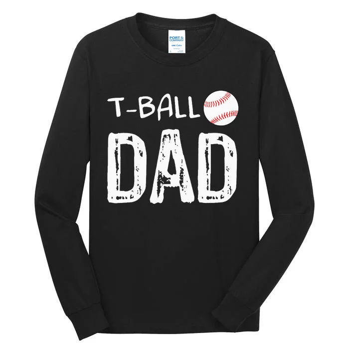 T Ball Dad Ball Funny Christmas Tall Long Sleeve T-Shirt