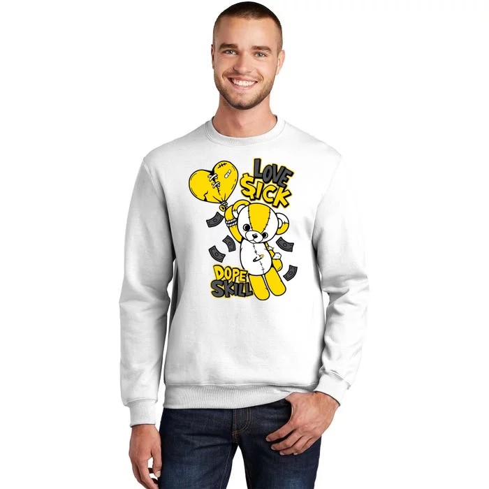 Teddy Bear Dope Skill Love Sick Flying Balloon Sweatshirt