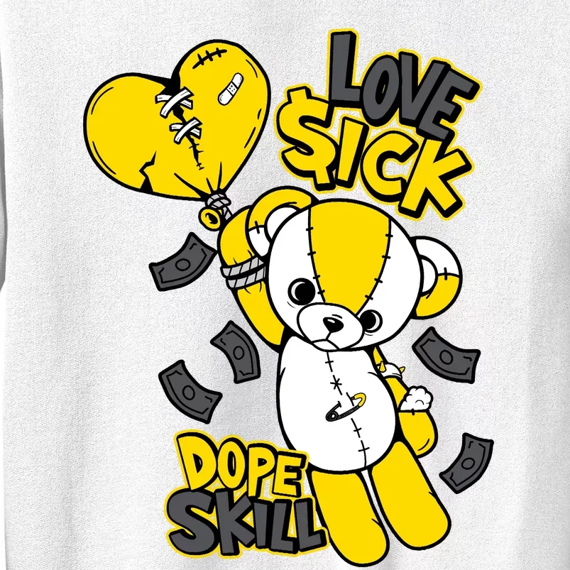 Teddy Bear Dope Skill Love Sick Flying Balloon Sweatshirt