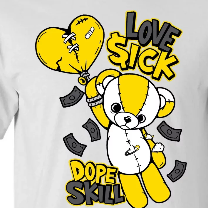 Teddy Bear Dope Skill Love Sick Flying Balloon Tall T-Shirt