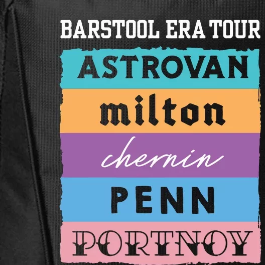 The Barstool Era Tour City Backpack