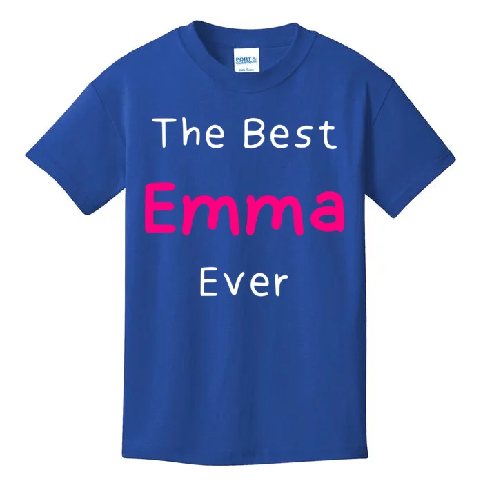 The Best Emma Ever / Funny Quote Named Emma Gift Kids T-Shirt