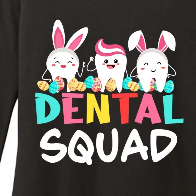 Tooth Bunny Easter Day Dentist Dental Hygienist Assistant Womens CVC Long Sleeve Shirt