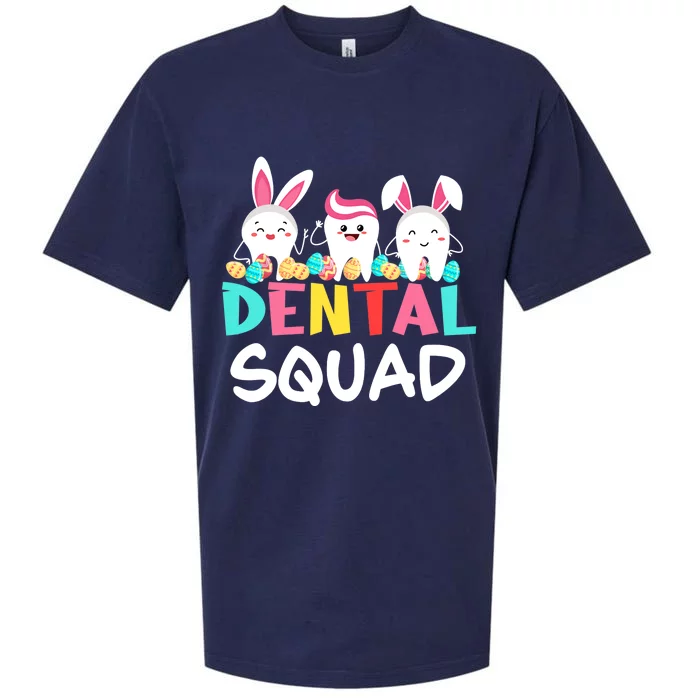 Tooth Bunny Easter Day Dentist Dental Hygienist Assistant Sueded Cloud Jersey T-Shirt