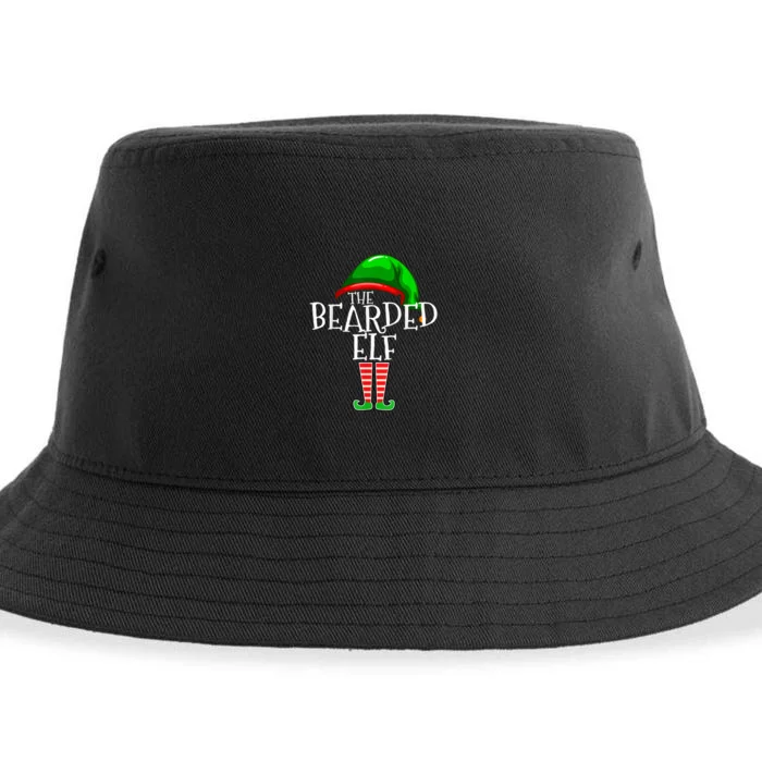 The Bearded Elf Family Matching Group Christmas Beard Sustainable Bucket Hat