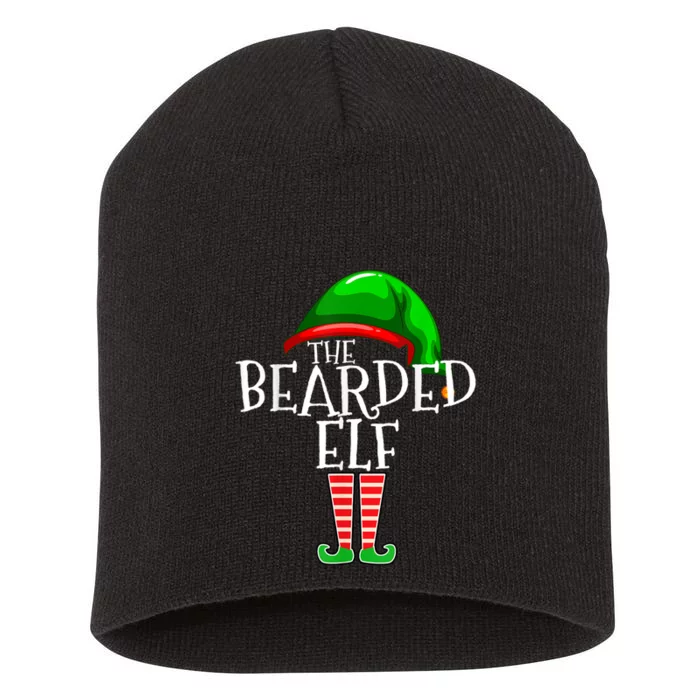 The Bearded Elf Family Matching Group Christmas Beard Short Acrylic Beanie