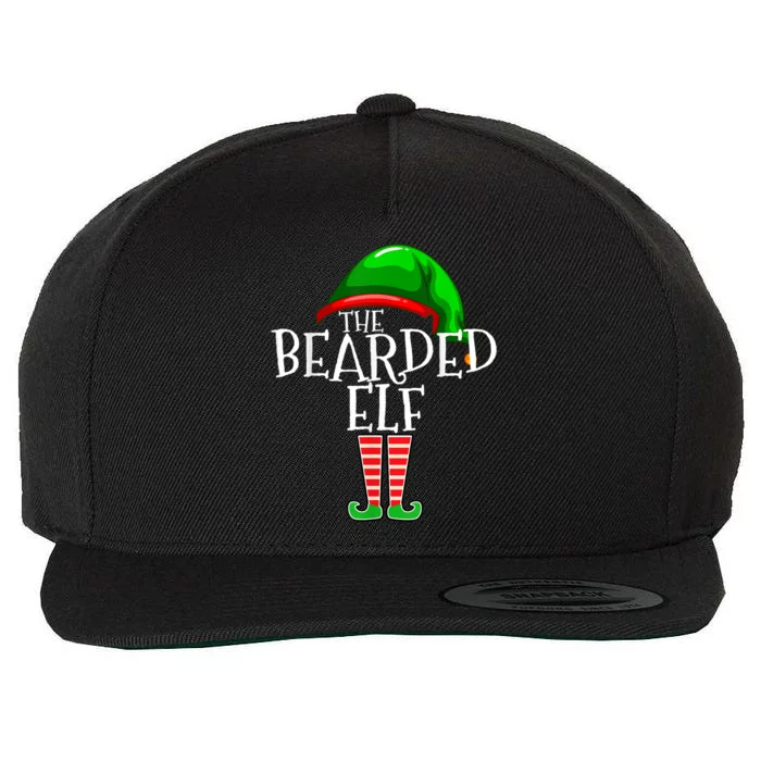 The Bearded Elf Family Matching Group Christmas Beard Wool Snapback Cap