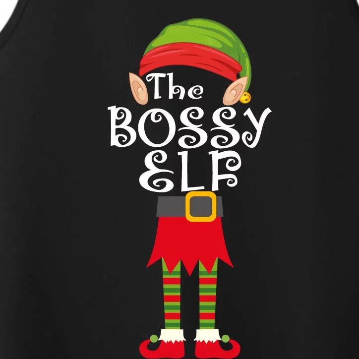 The Bossy Elf Performance Tank