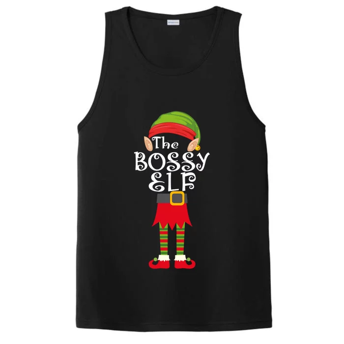 The Bossy Elf Performance Tank