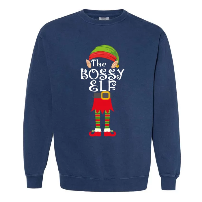 The Bossy Elf Garment-Dyed Sweatshirt