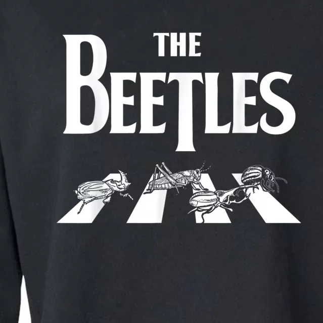 The Beetles Entomology Insect Collector Bug Entomologist Cropped Pullover Crew