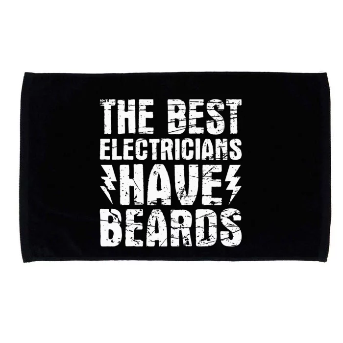 The Best Electricians Have Beards Lineman Electrical Microfiber Hand Towel