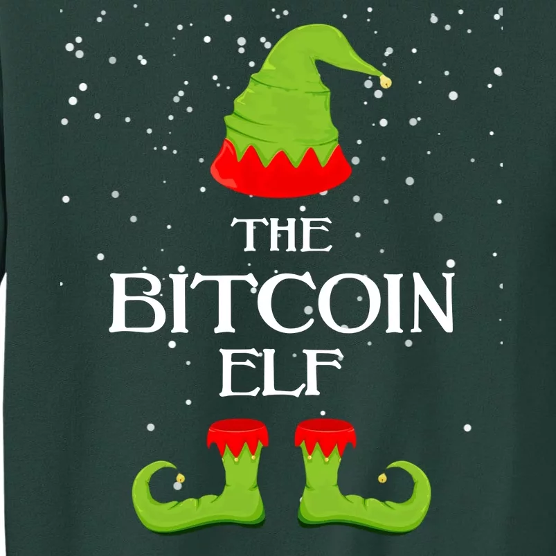 The Bitcoin Elf Funny Family Matching Christmas Sweatshirt