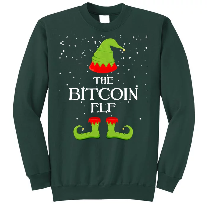 The Bitcoin Elf Funny Family Matching Christmas Sweatshirt