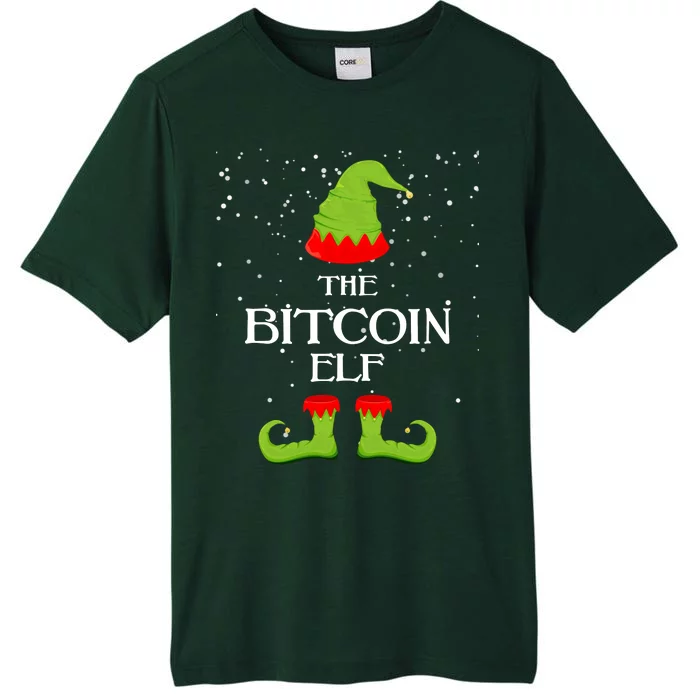 The Bitcoin Elf Funny Family Matching Christmas ChromaSoft Performance T-Shirt