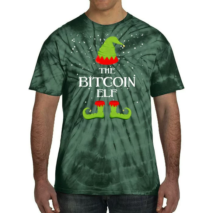 The Bitcoin Elf Funny Family Matching Christmas Tie-Dye T-Shirt