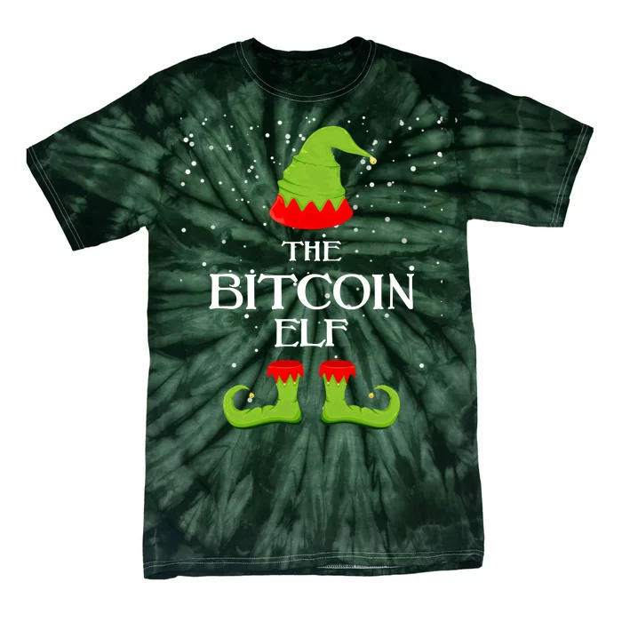 The Bitcoin Elf Funny Family Matching Christmas Tie-Dye T-Shirt