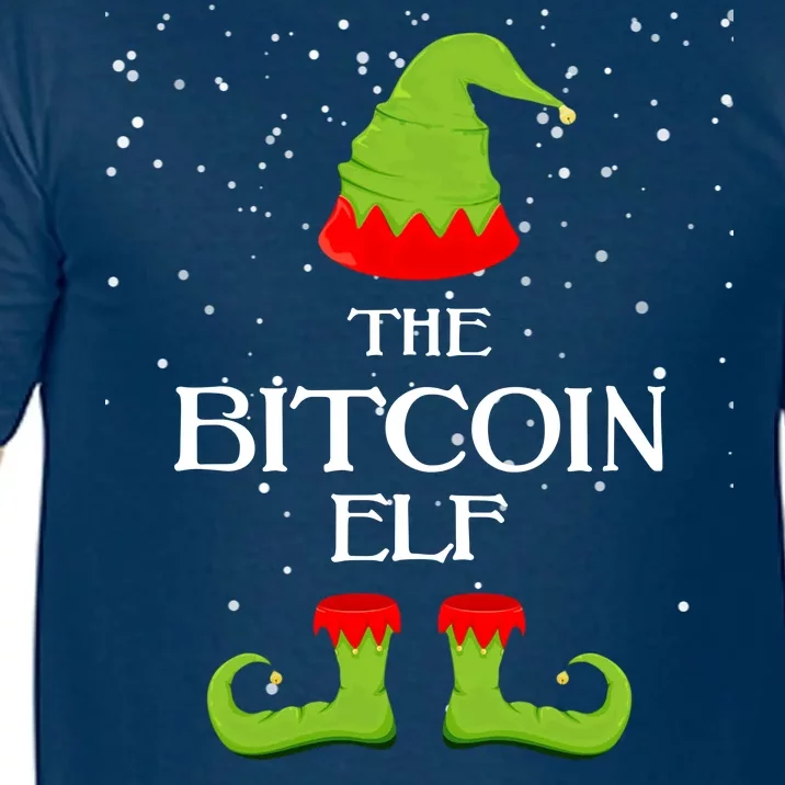 The Bitcoin Elf Funny Family Matching Christmas Comfort Colors T-Shirt