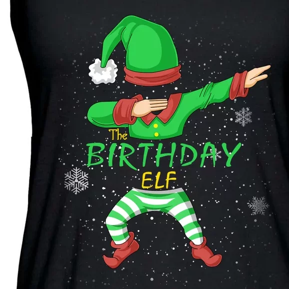 The Birthday Elf Ladies Essential Flowy Tank