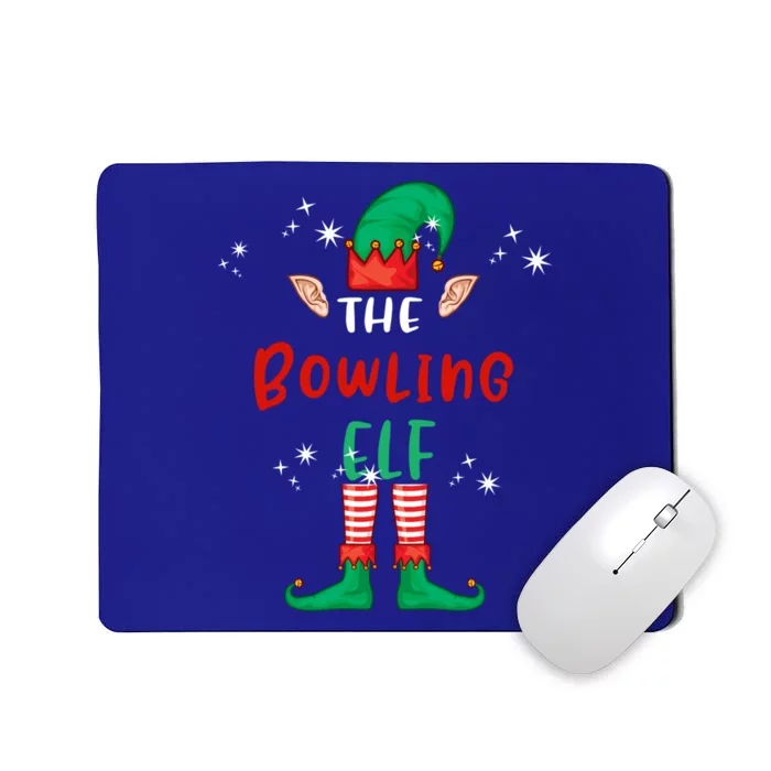 The Bowling Elf Matching Family Group Christmas Funny Xmas Gift Mousepad