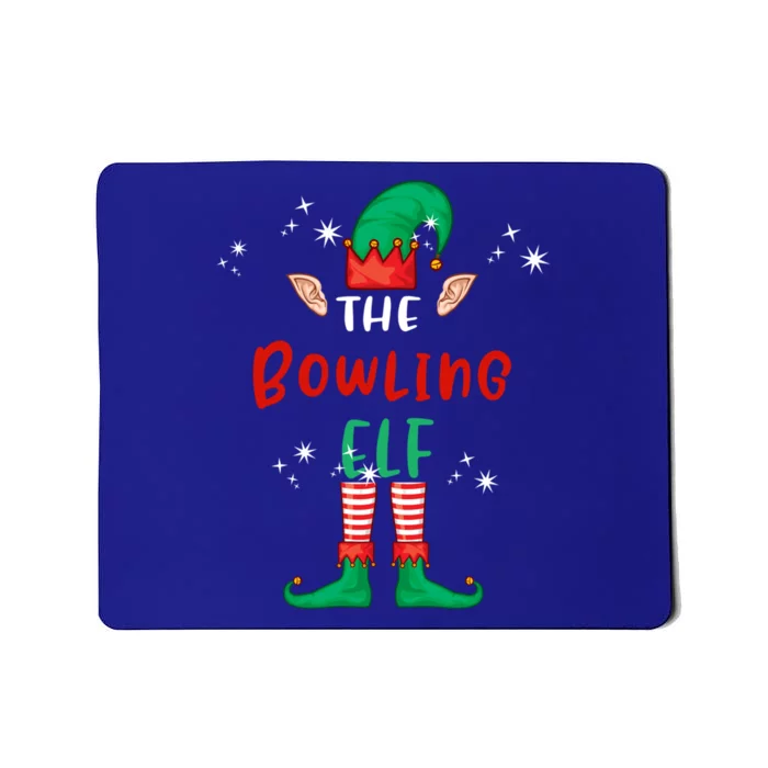 The Bowling Elf Matching Family Group Christmas Funny Xmas Gift Mousepad