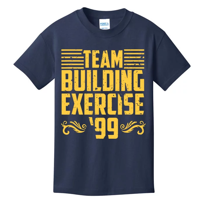 Team Building Exercise 99 Kids T-Shirt