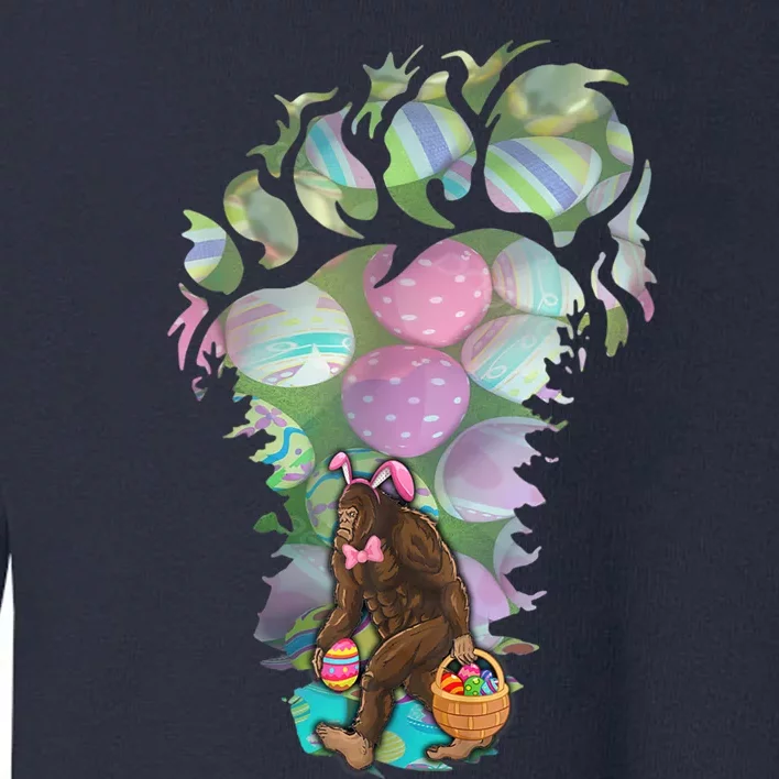 T Bigfoot Easter Costume Toddler Sweatshirt