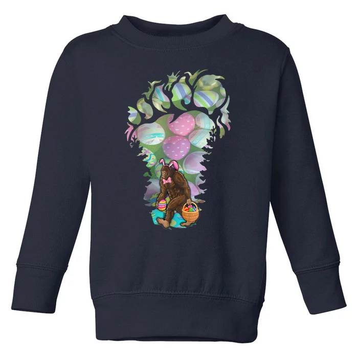 T Bigfoot Easter Costume Toddler Sweatshirt