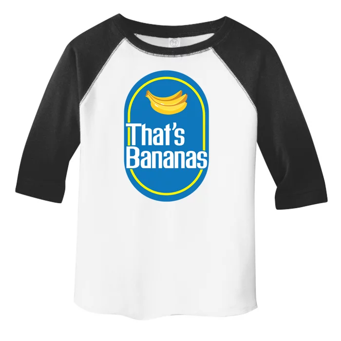 Thats Bananas Funny Banana Halloween Costume Gift Toddler Fine Jersey T-Shirt