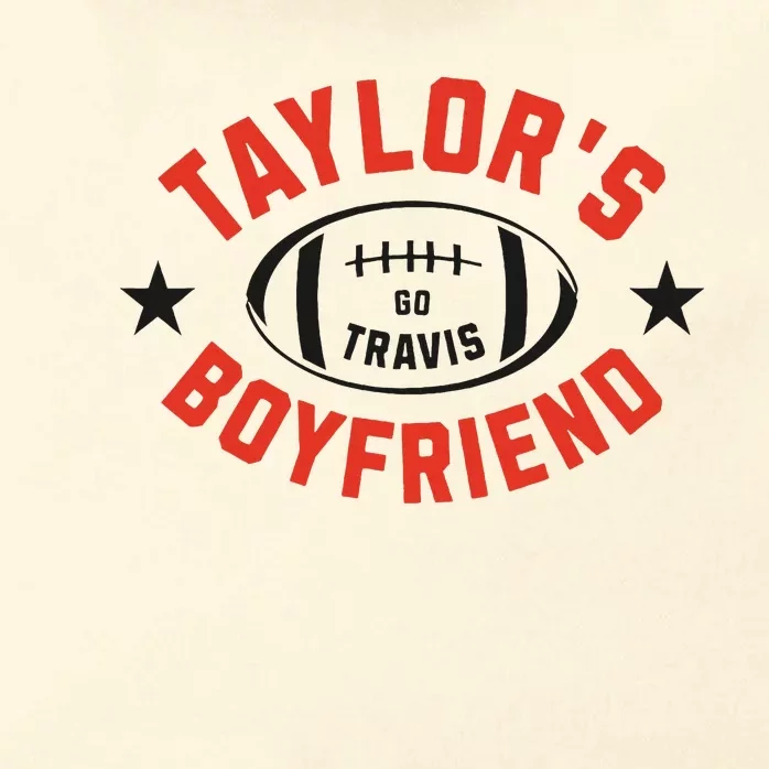 T.aylor's Boyfriend Football Fan Travis Jersey Zip Tote Bag