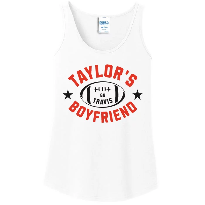 T.aylor's Boyfriend Football Fan Travis Jersey Ladies Essential Tank