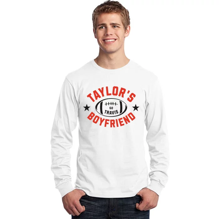 T.aylor's Boyfriend Football Fan Travis Jersey Tall Long Sleeve T-Shirt