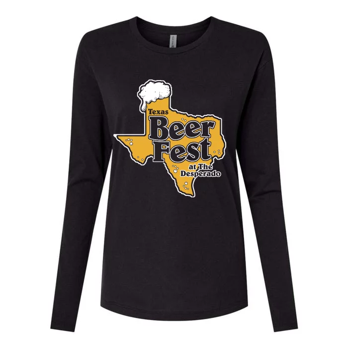 Texas Beer Fest At The Desperado Womens Cotton Relaxed Long Sleeve T-Shirt