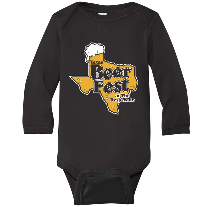 Texas Beer Fest At The Desperado Baby Long Sleeve Bodysuit