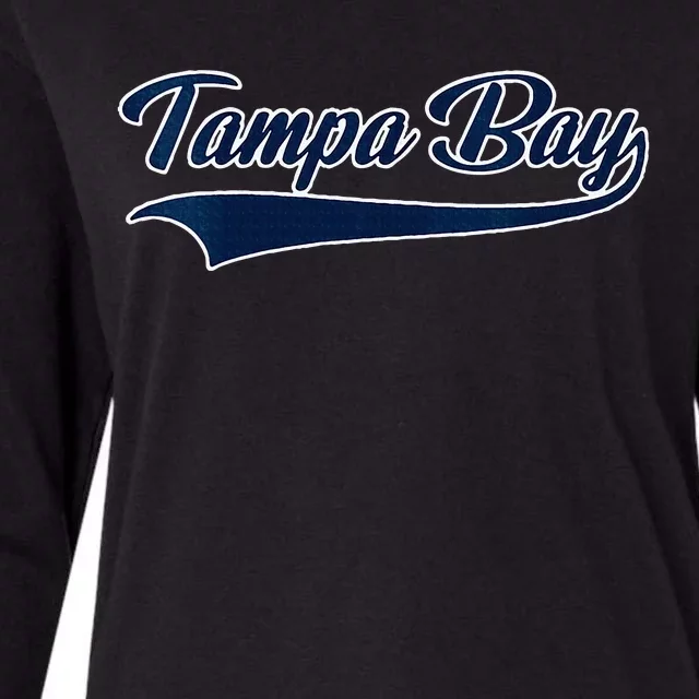 Tampa Bay Florida Throw Back Design Classic Womens Cotton Relaxed Long Sleeve T-Shirt