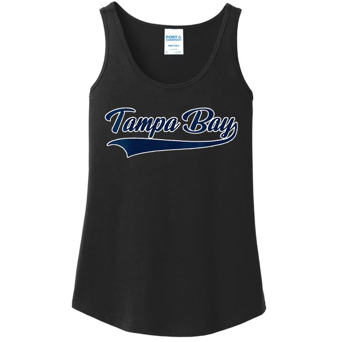 Tampa Bay Florida Throw Back Design Classic Ladies Essential Tank