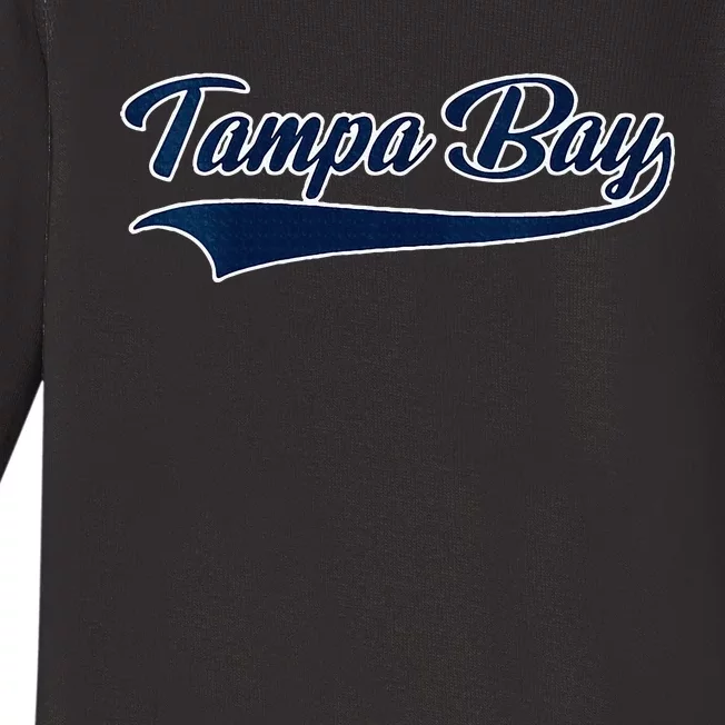 Tampa Bay Florida Throw Back Design Classic Baby Long Sleeve Bodysuit