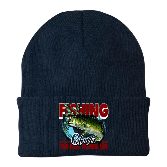 The Best Fishermen Fishing Only Club Knit Cap Winter Beanie