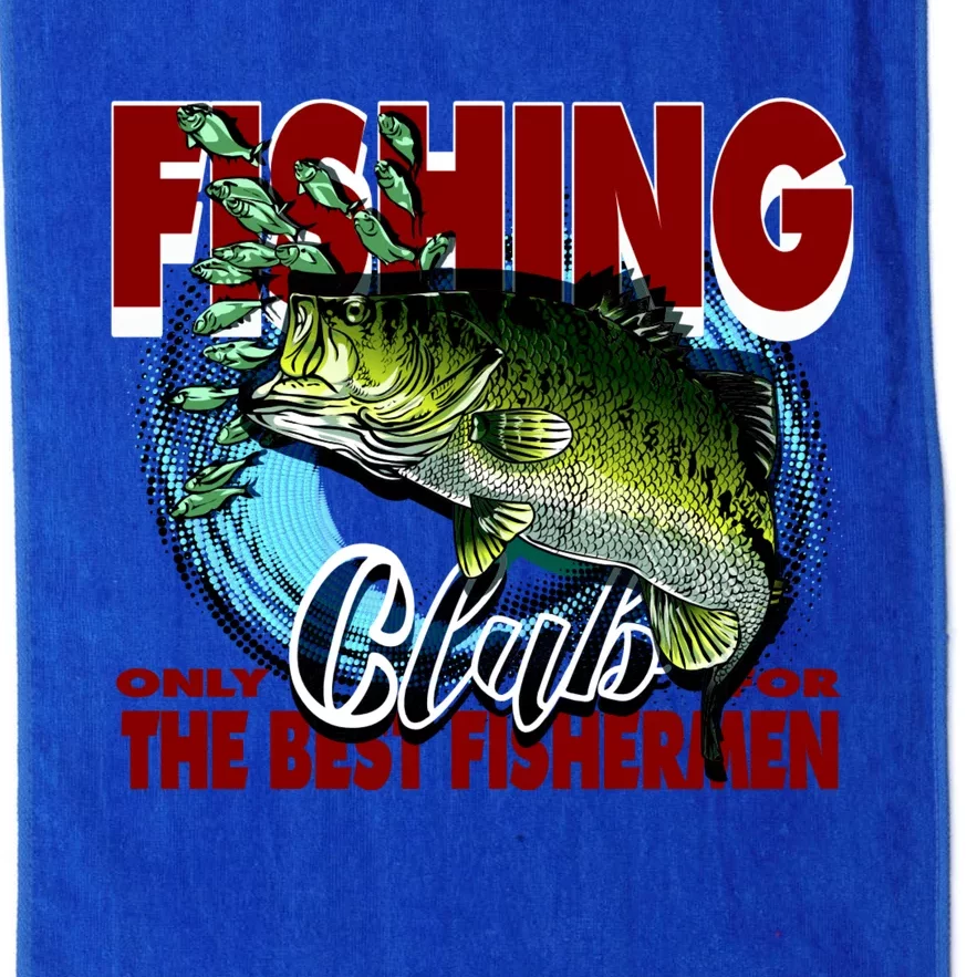 The Best Fishermen Fishing Only Club Platinum Collection Golf Towel